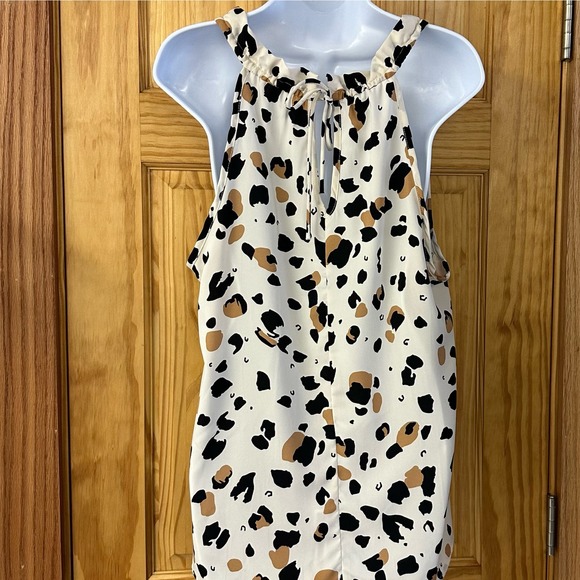 FSL Apparel Women’s Sz Lg Sleeveless Animal Print Blouse NWOT, V494 - Picture 7 of 13